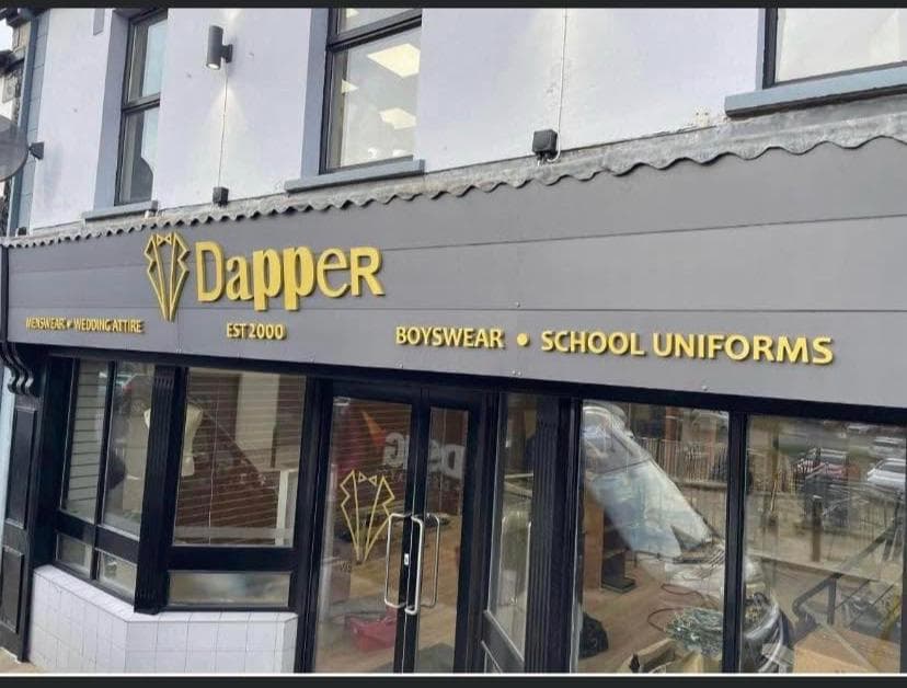 Dapper shop front on Main Street, Coalisland